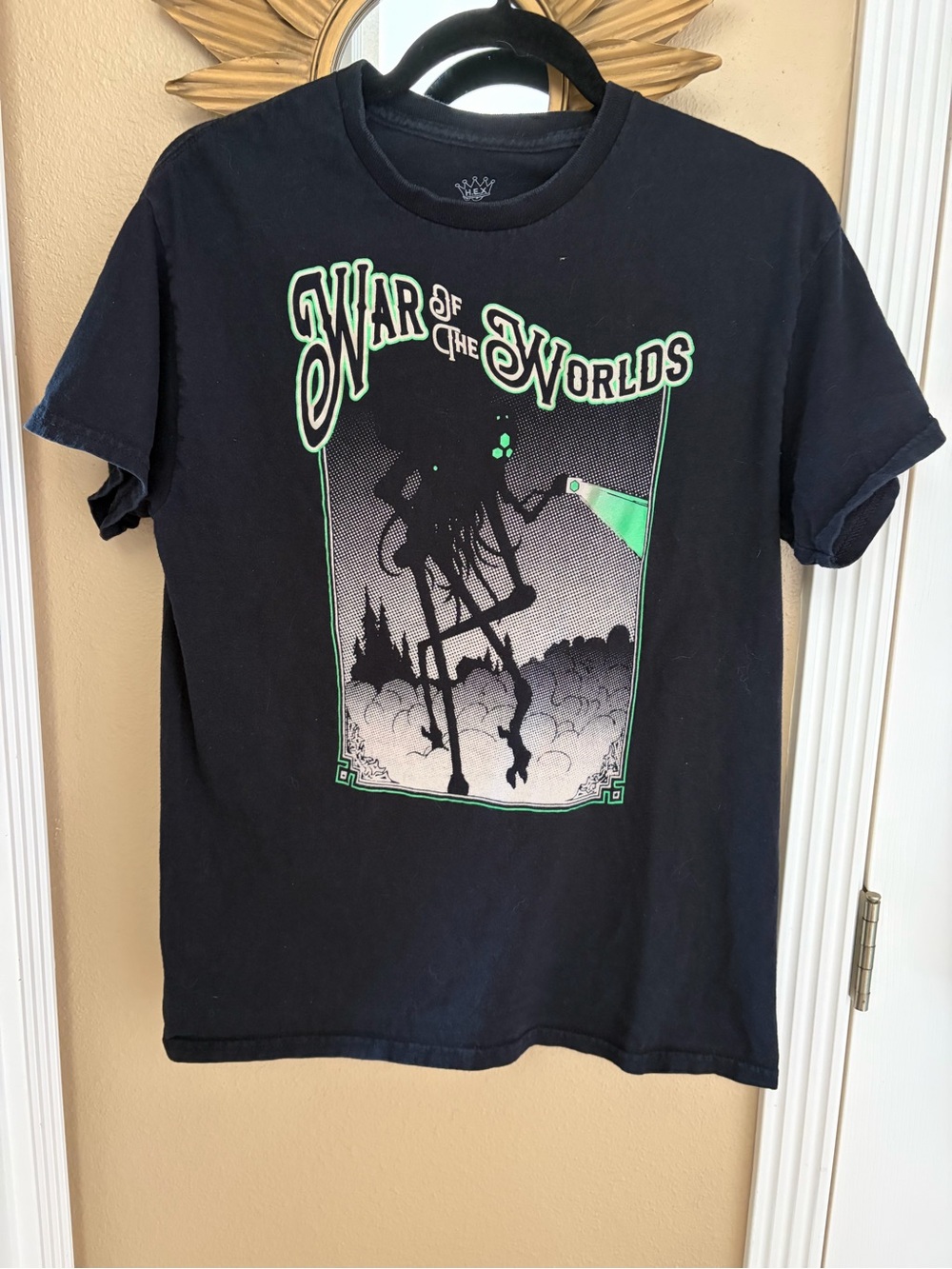 Vintage H.E.X War Of The Worlds Glow in the Dark Men’s Shirt M